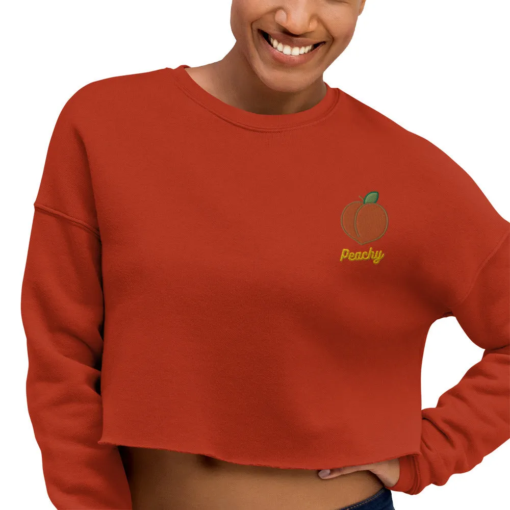 Peachy Crop Sweatshirt