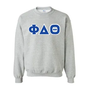 Phi Delta Theta Standards Crewneck Sweatshirt - G180 - TWILL