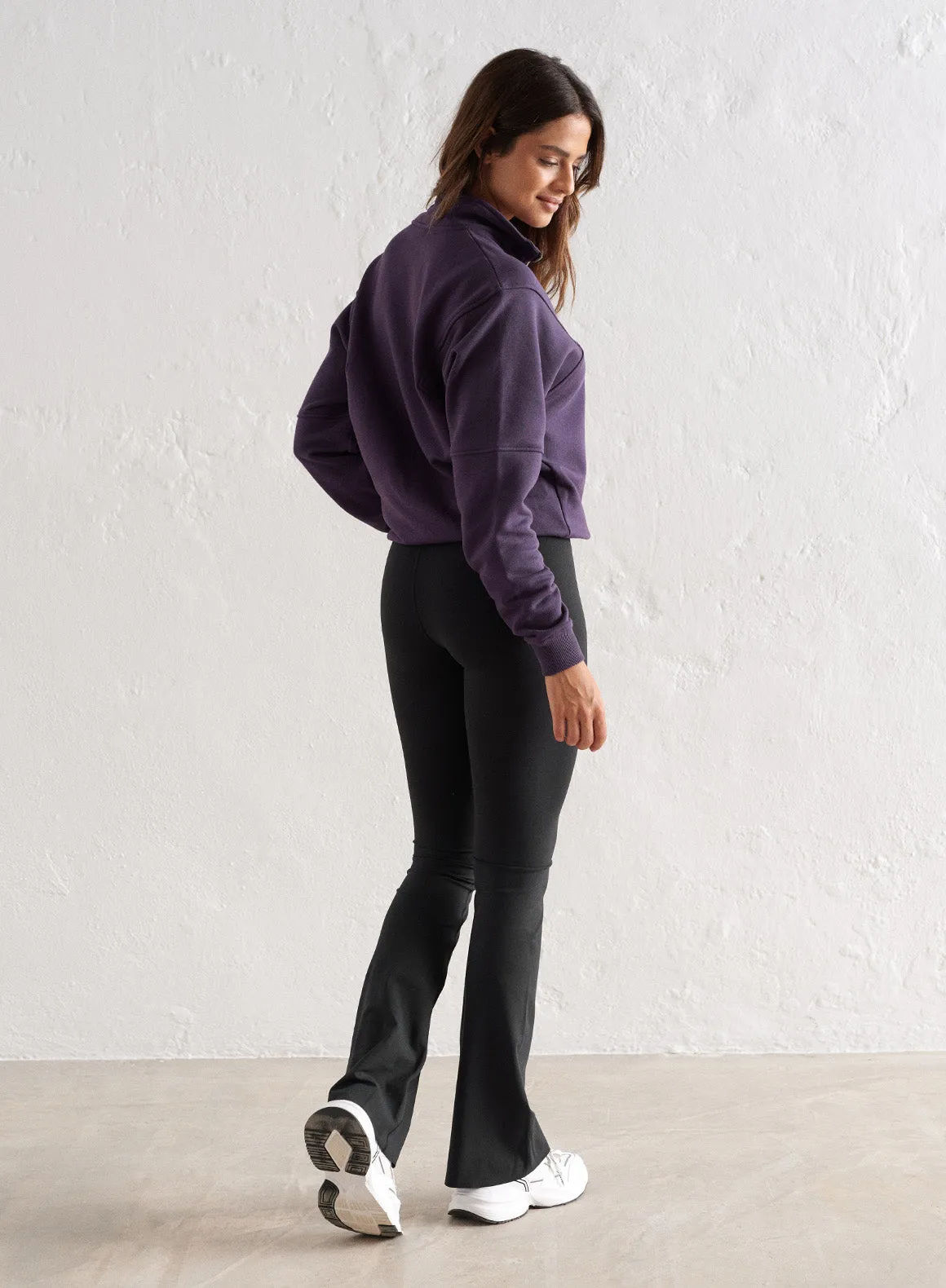 Plum Logo Sweat Half Zip