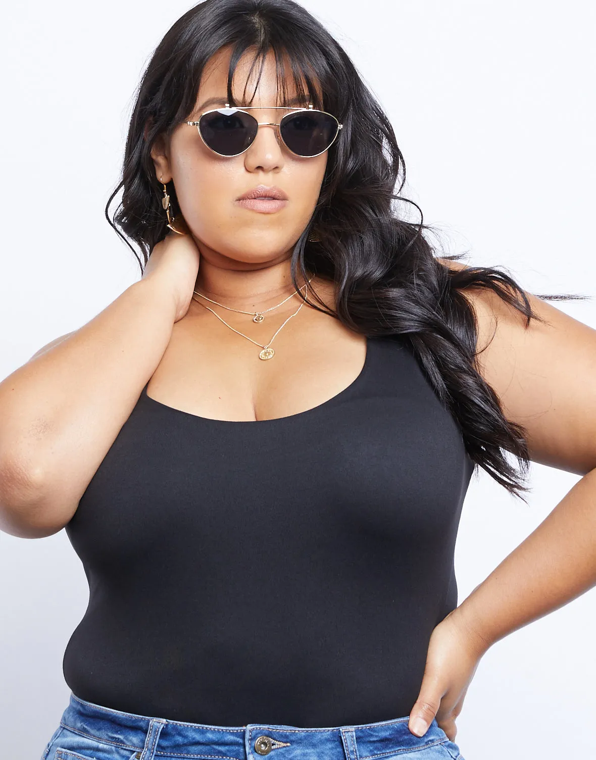 Plus Size Avery Sleeveless Bodysuit