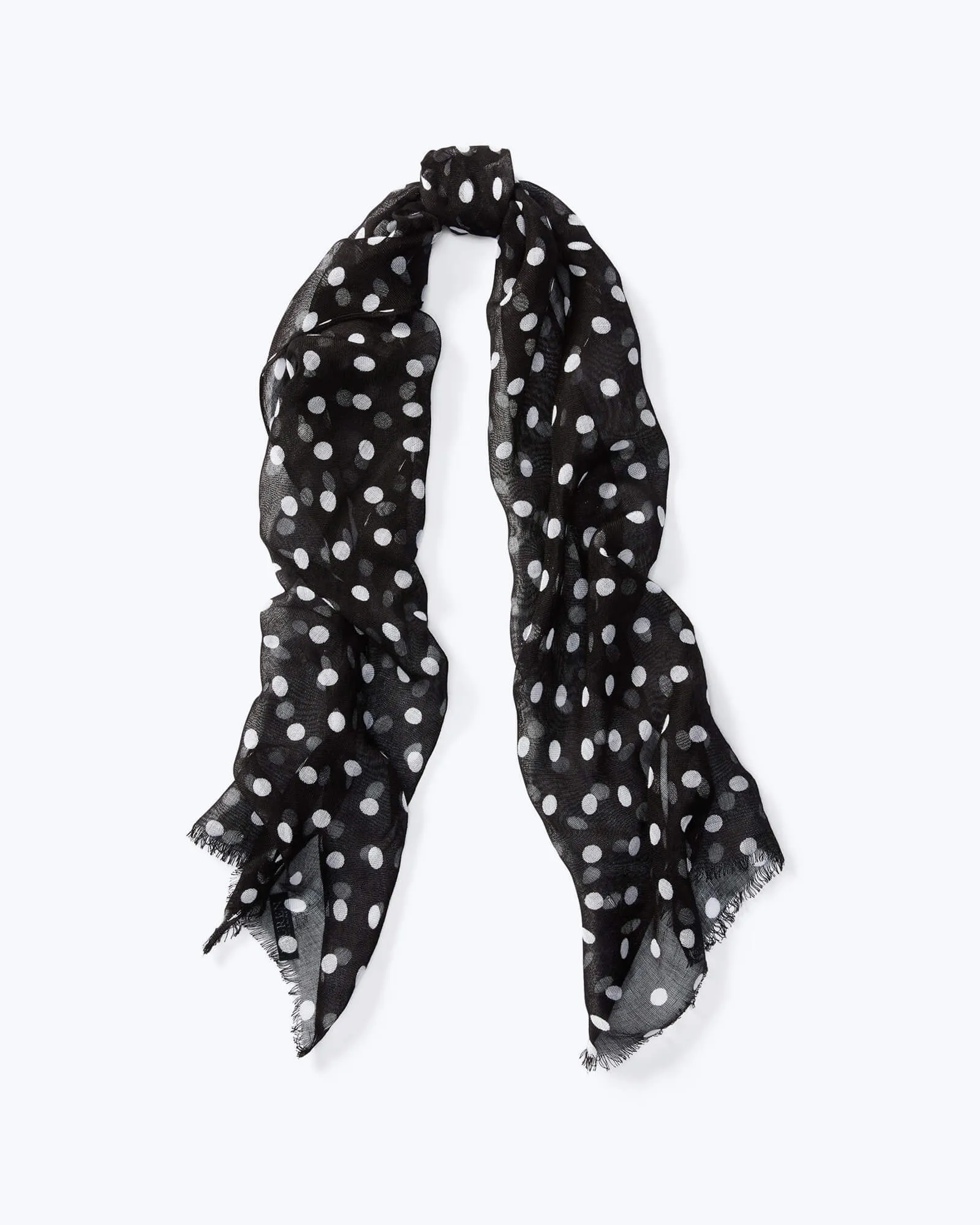 Polka-Dot Lightweight Scarf