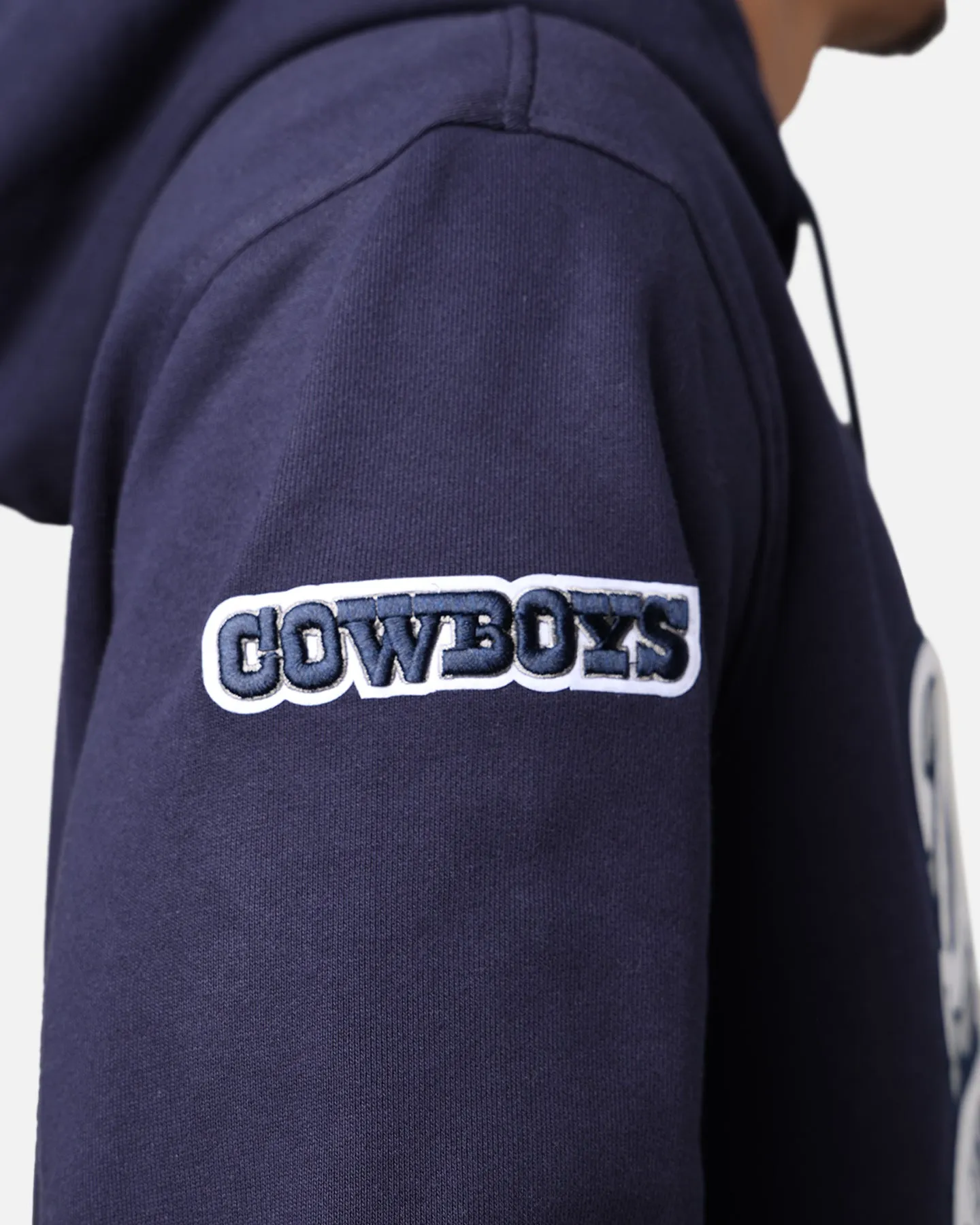 Pro Standard Dallas Cowboys Fleece Pullover Hoodie Midnight Navy