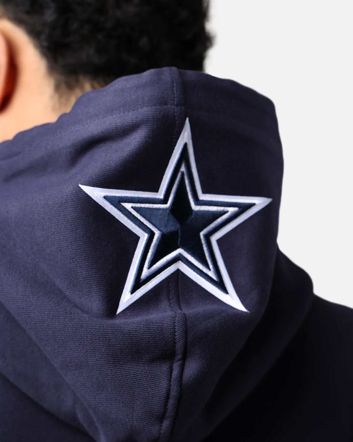 Pro Standard Dallas Cowboys Fleece Pullover Hoodie Midnight Navy