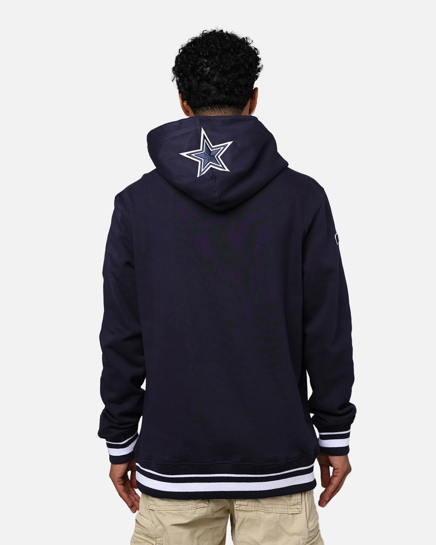 Pro Standard Dallas Cowboys Fleece Pullover Hoodie Midnight Navy