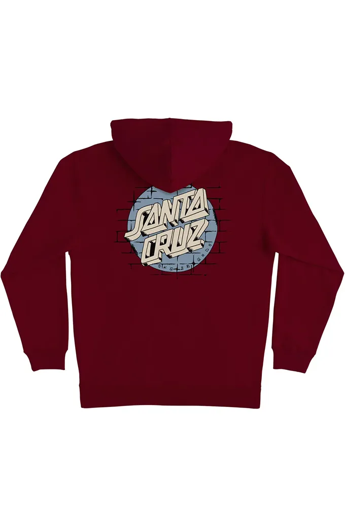 Santa Cruz Scrawl Brick Pullover Hoodie