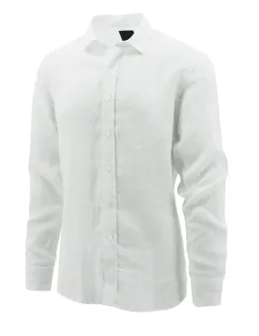 Sel White Linen Long Sleeve Shirt