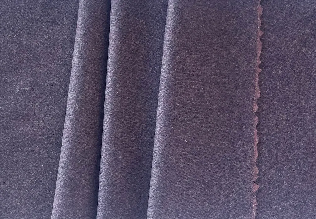 Shadowed Mauve Virgin Wool Flannel (Made in Italy)