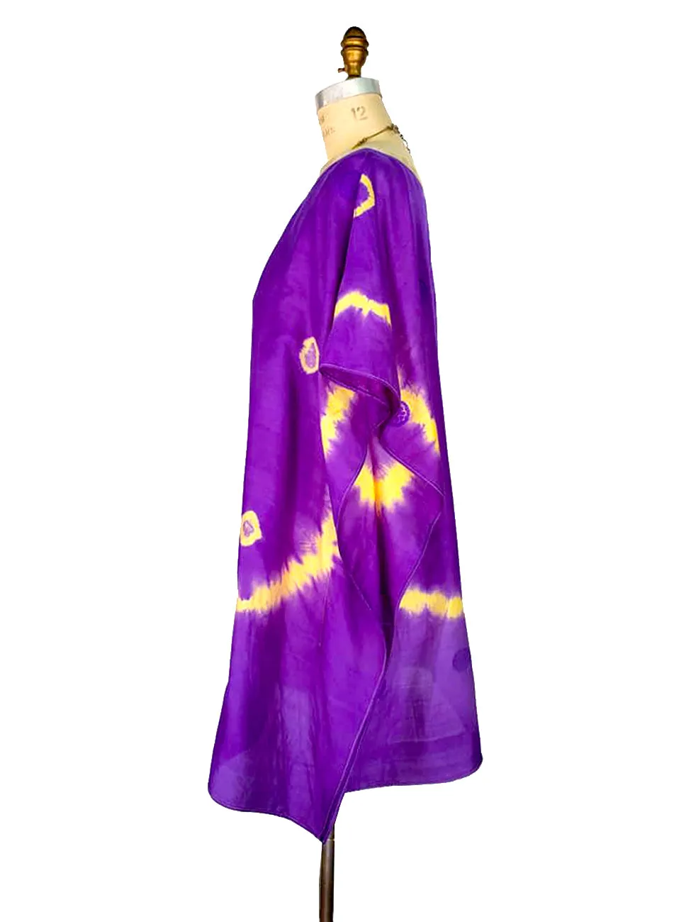 Silk Caftan Almost Famous Collection - Purple Rose of Cairo