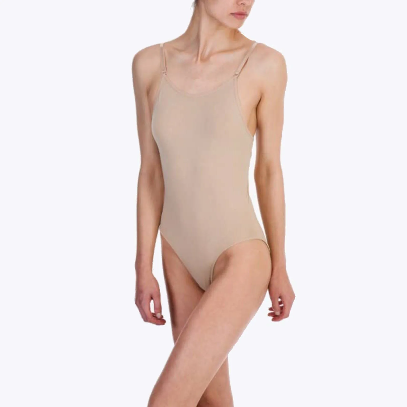 'SILKY' BRAND SEAMLESS LOW BACK CAMISOLE LEOTARD