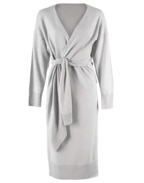 Skyla Knit Wrap Dress