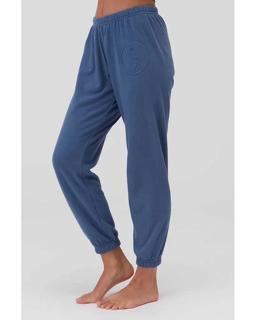 Spiritual Gangster Karma Perfect Vintage Sweatpants - HO20409010 Womens - Dusty Denim