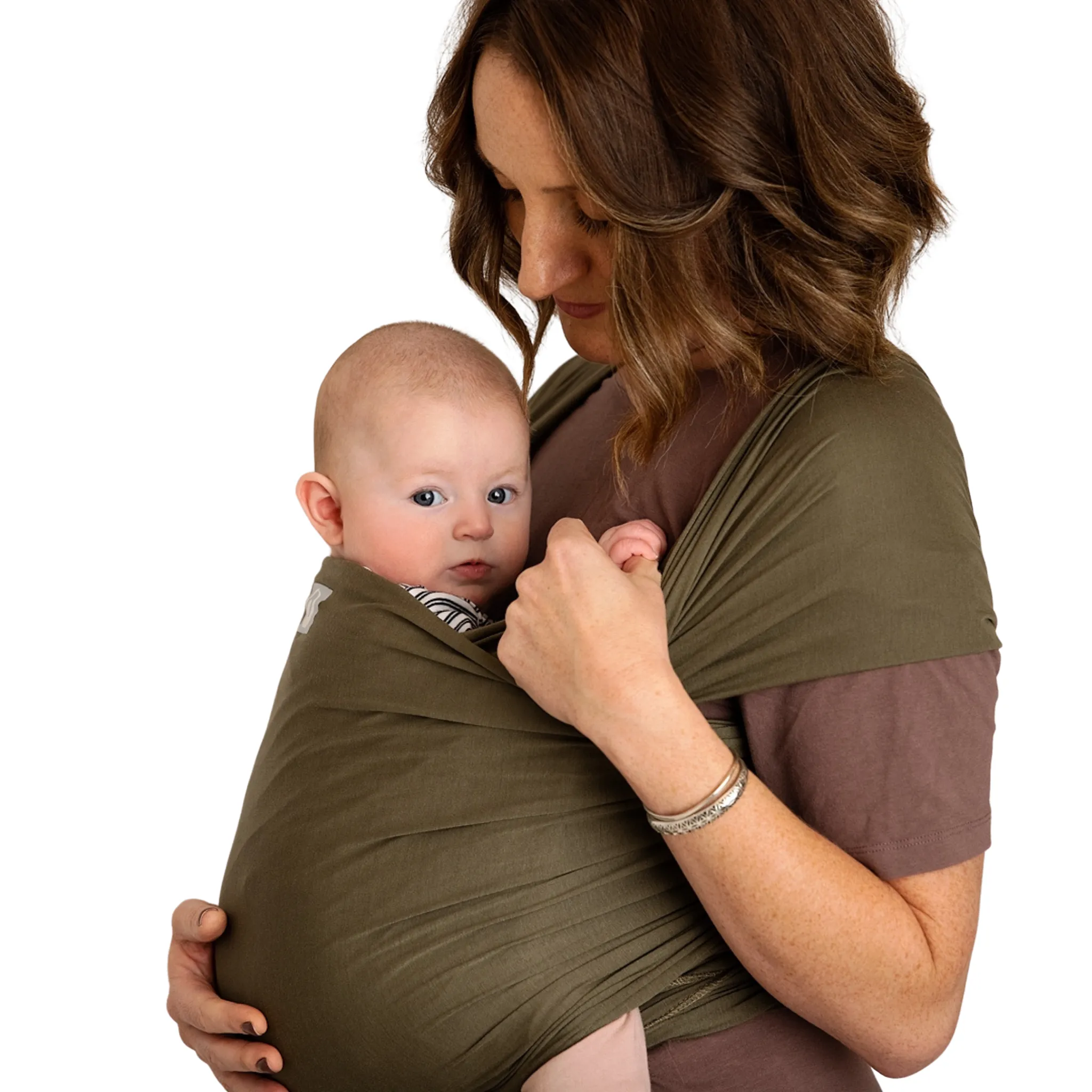 Stretchy Baby Wrap Pure Tencel™ | Forest Green