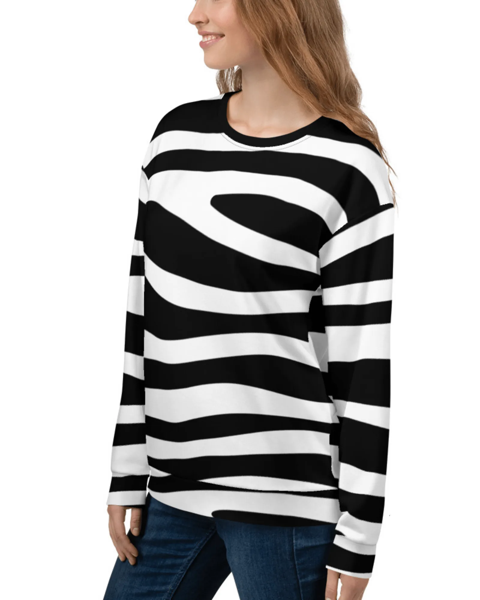 Striped Sweatshirt for Women - Elevate Your Style with Neleti.com