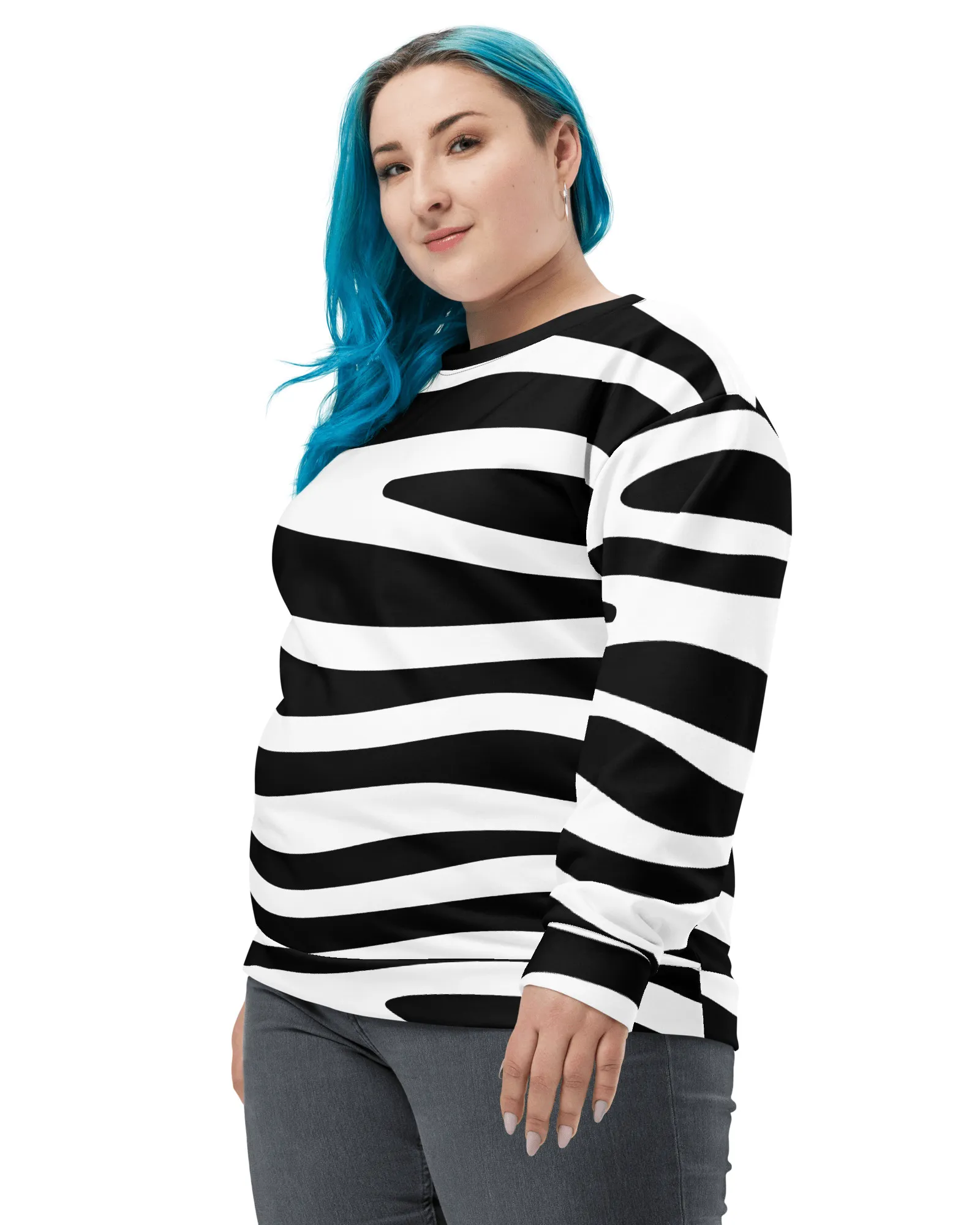 Striped Sweatshirt for Women - Elevate Your Style with Neleti.com