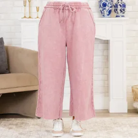 Sunday Scaries Sweatpants, Light Rose