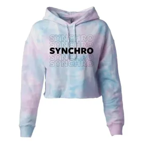 SYNCHRO Cotton Candy Hooded Crop