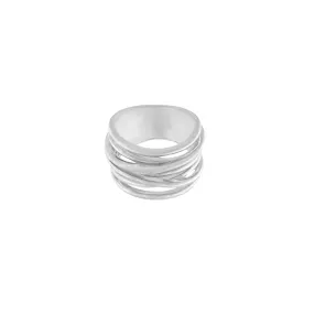 Tara Wrap It Ring Silver Plating