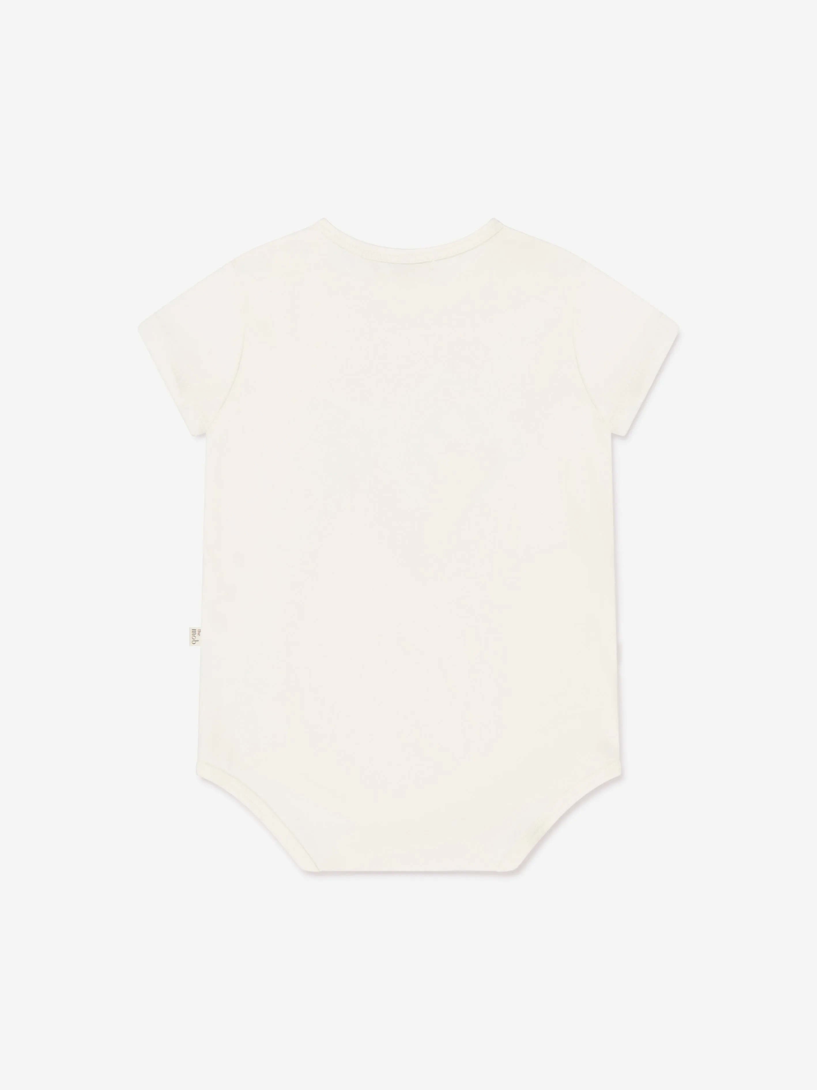 The Bonnie Mob Baby Organic Cotton Avocado Bodysuit in Ivory