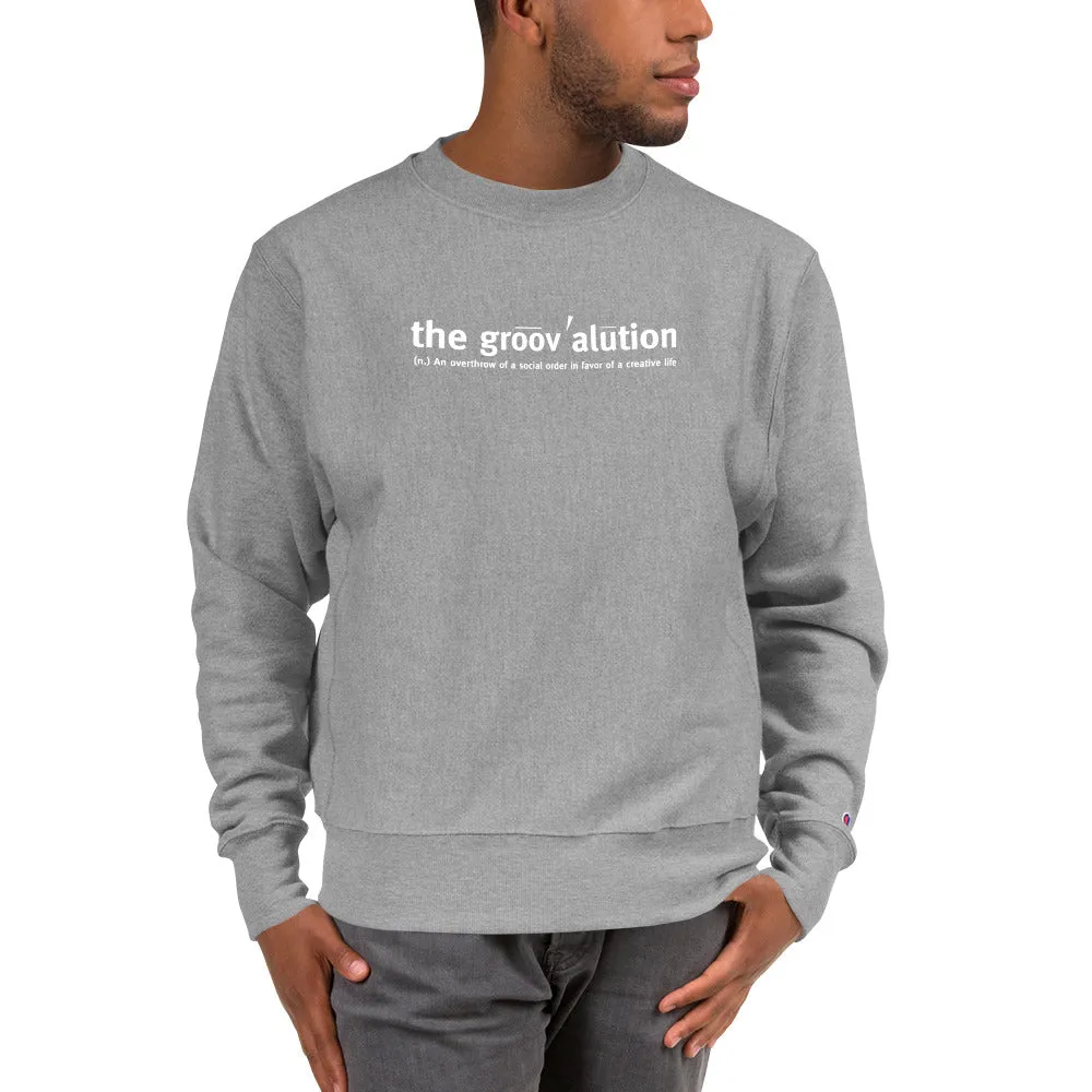 The Groovalution Unisex Champion Sweatshirt