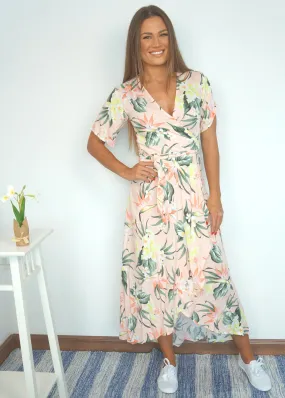 The Maxi Wrap Dress - Life's a Peach