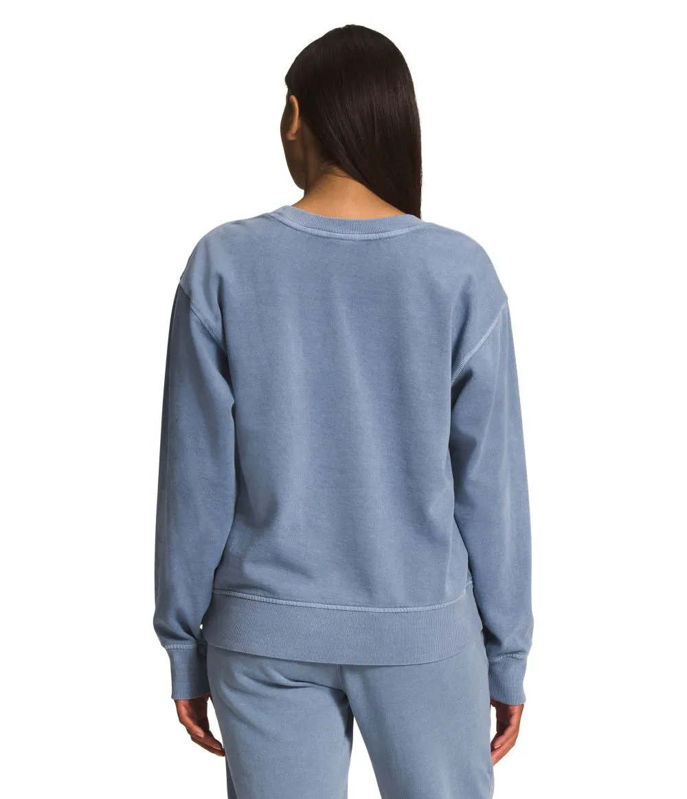 'The North Face' Women's Garment Dye Crew - Folk Blue