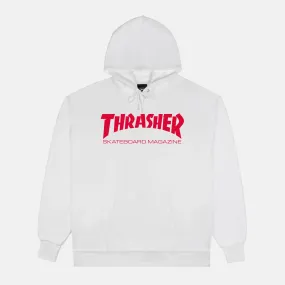 Thrasher Magazine Skate Mag Hood - White / Red