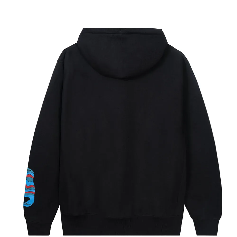 TIRED CRAWL PULLOVER HOOD // BLACK