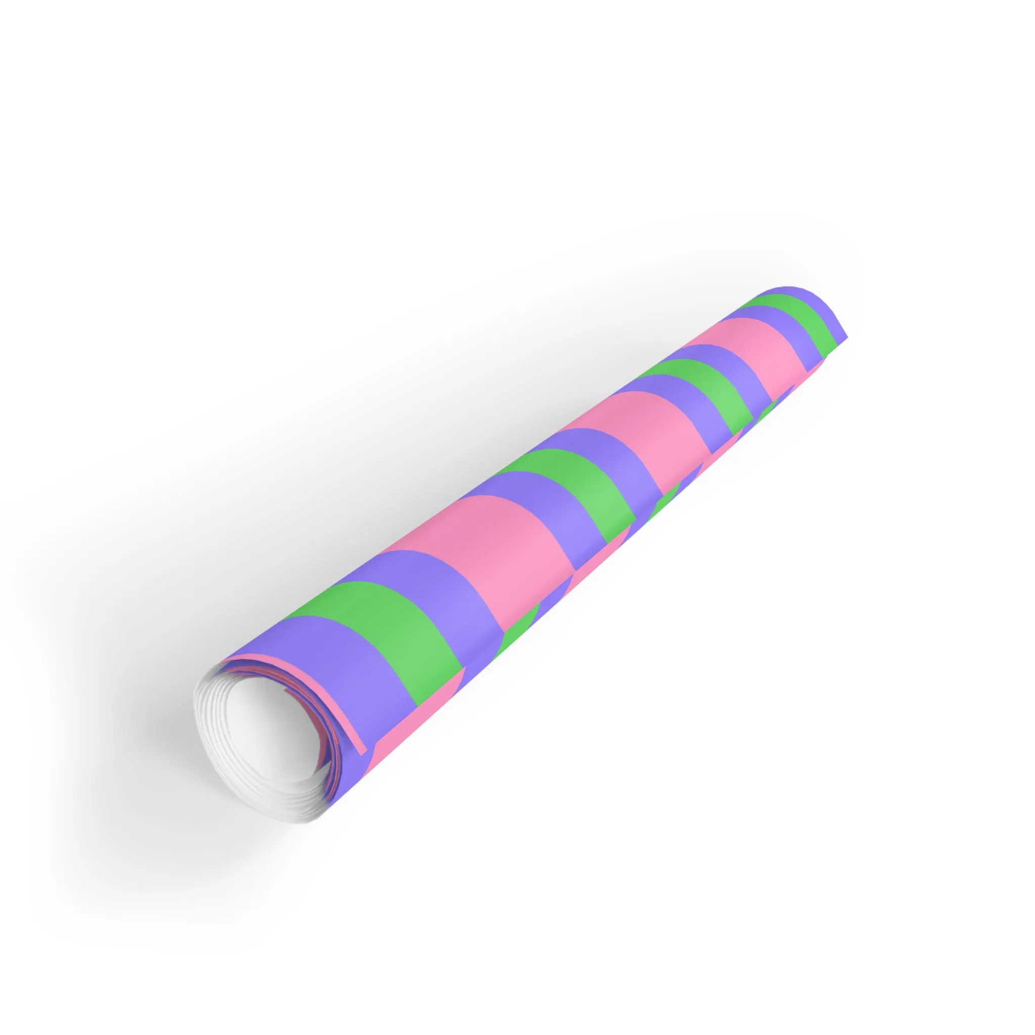 Trigender Pride Gift Wrapping Paper Roll - 1pc, Colorful Holiday Wrap