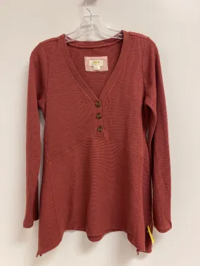 Tunic Long Sleeve By Maeve In Red, Size: S