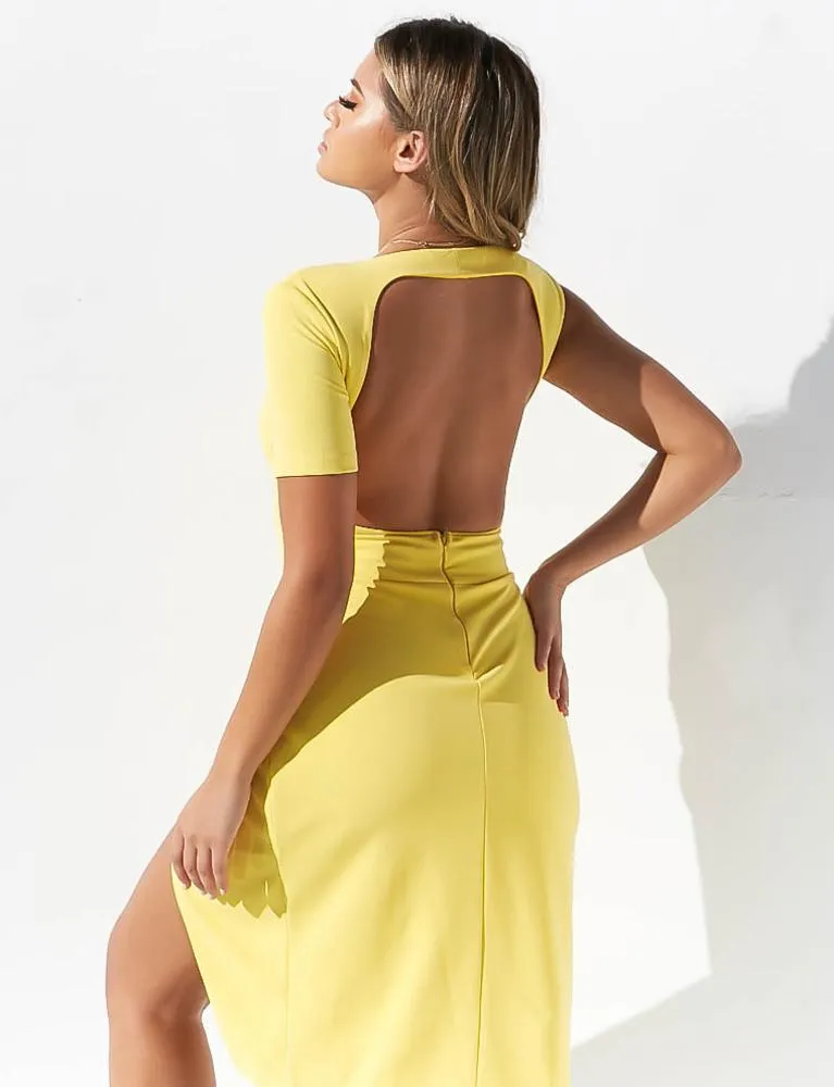 Tyra Dress - Yellow