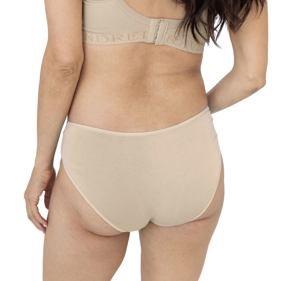 Under-the-Bump Bikini Underwear (5-Pack) | Low Rise Style - Neutrals