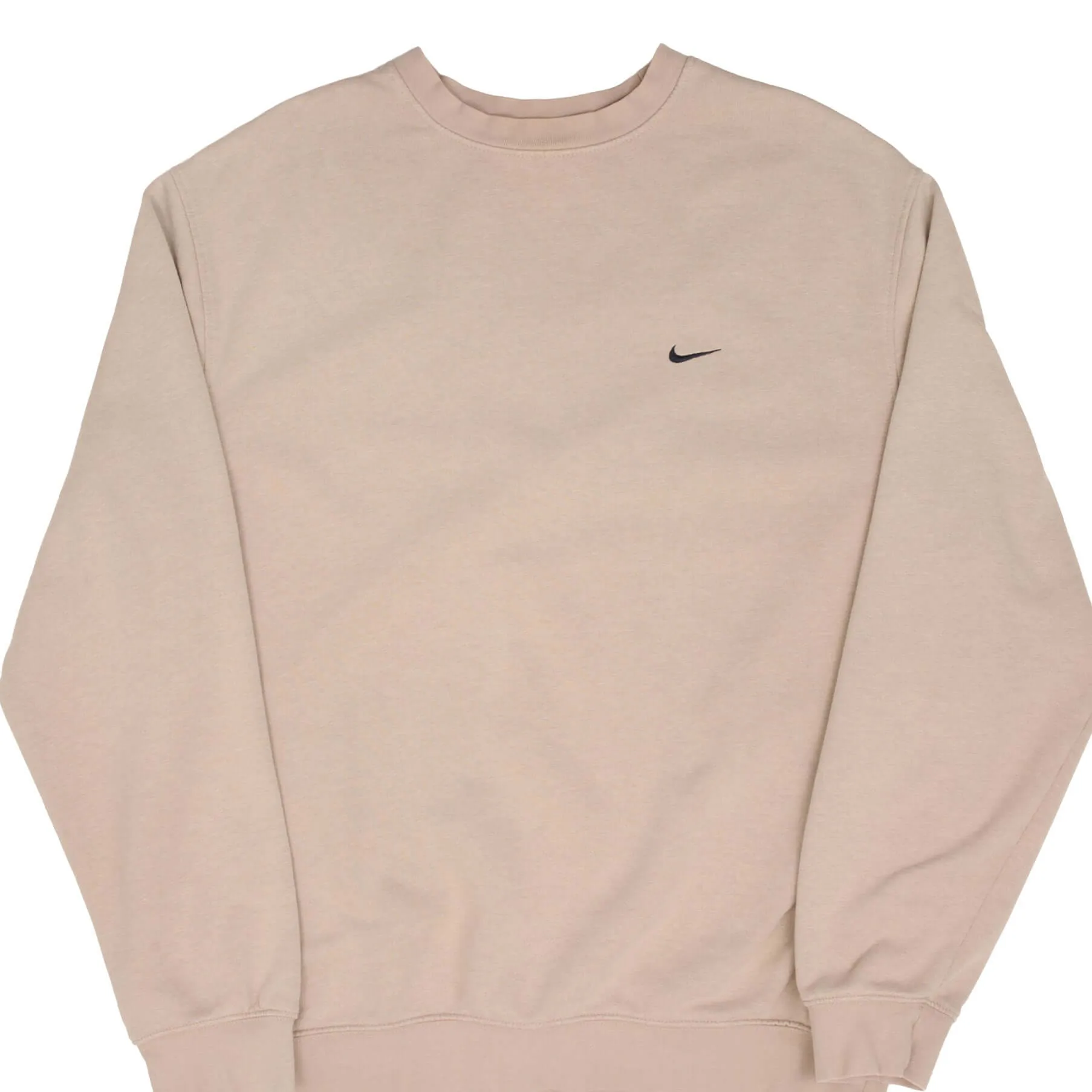 VINTAGE NIKE CLASSIC SWOOSH BEIGE SWEATSHIRT 2000S SIZE LARGE