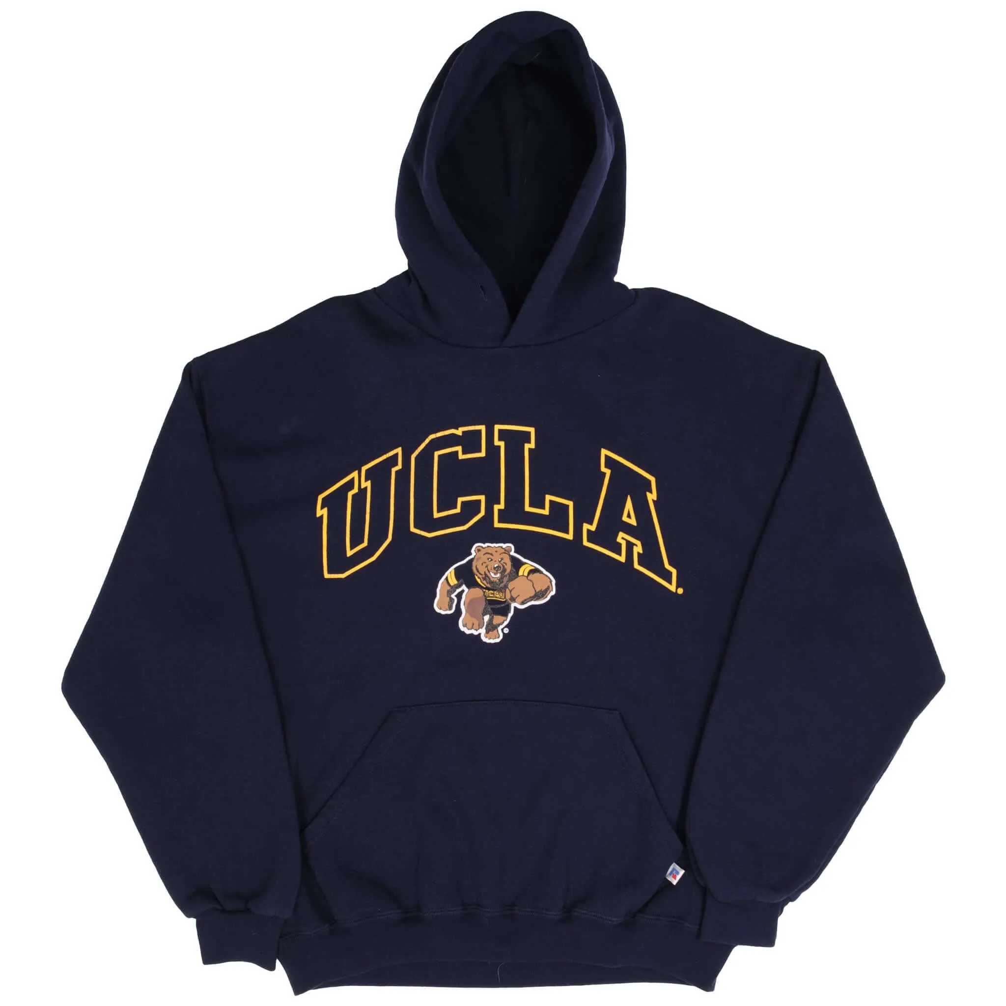 VINTAGE UCLA BRUINS BLUE HOODIE SWEATSHIRT 1990S SIZE LARGE