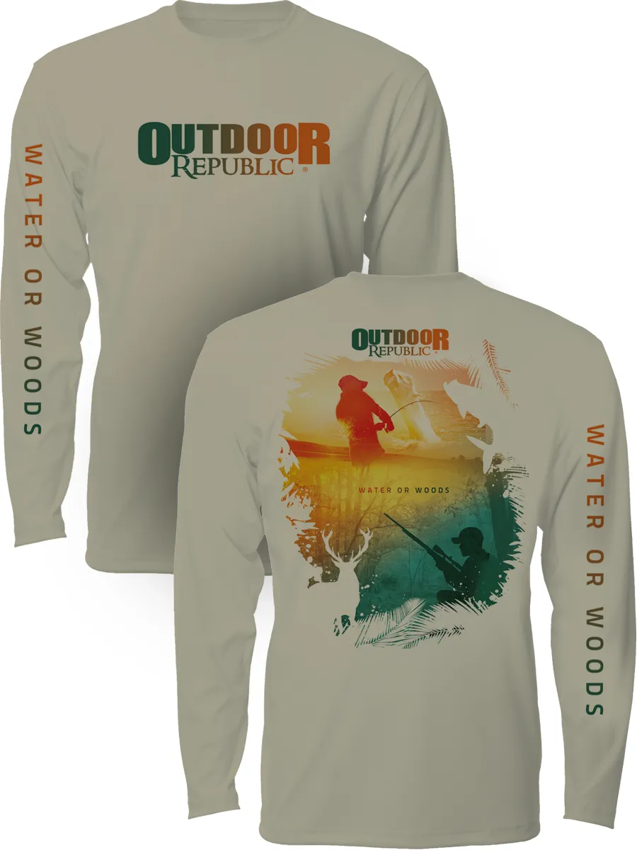 Water or Woods - UPF Performance Shirt (unisex)