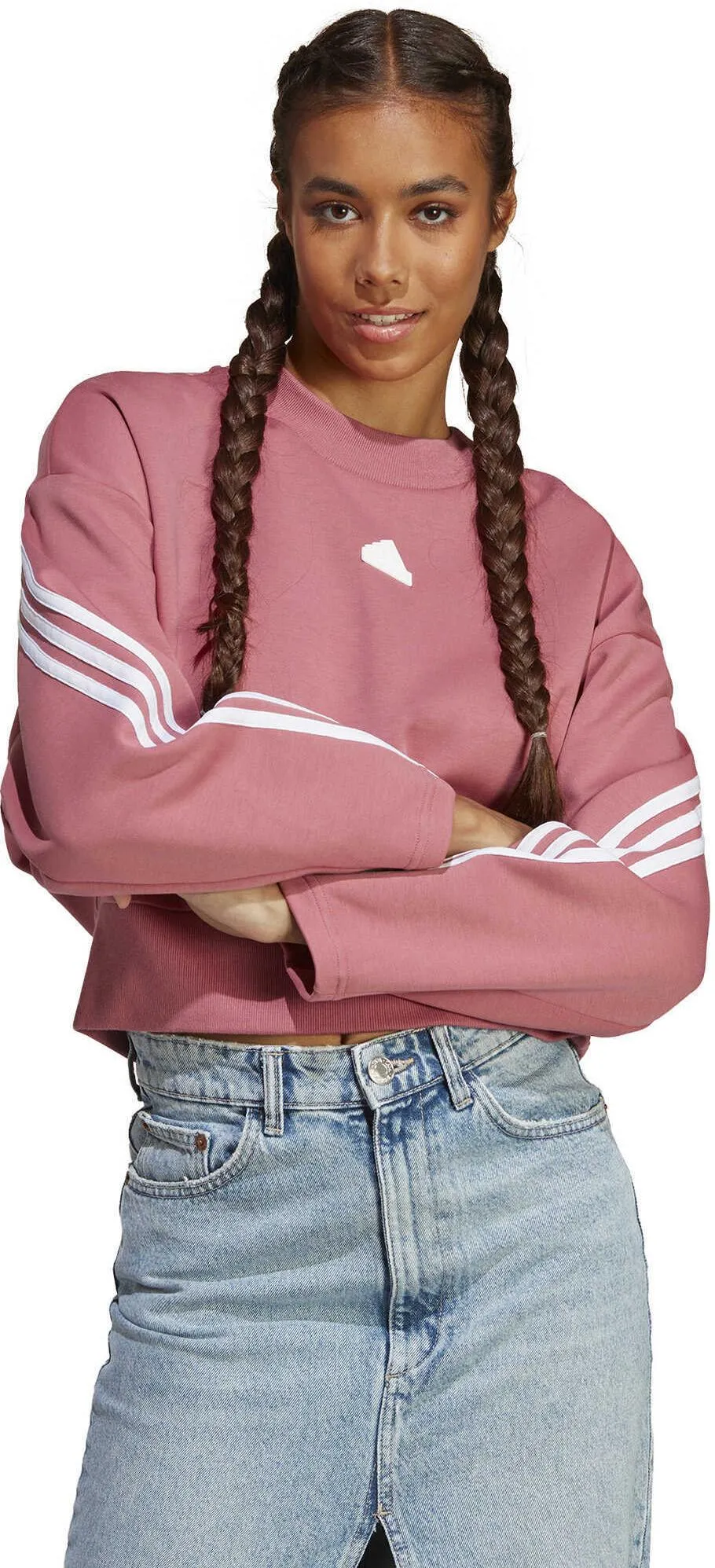 Women's Sportswear Wrapped 3-Stripes Sweatshirt