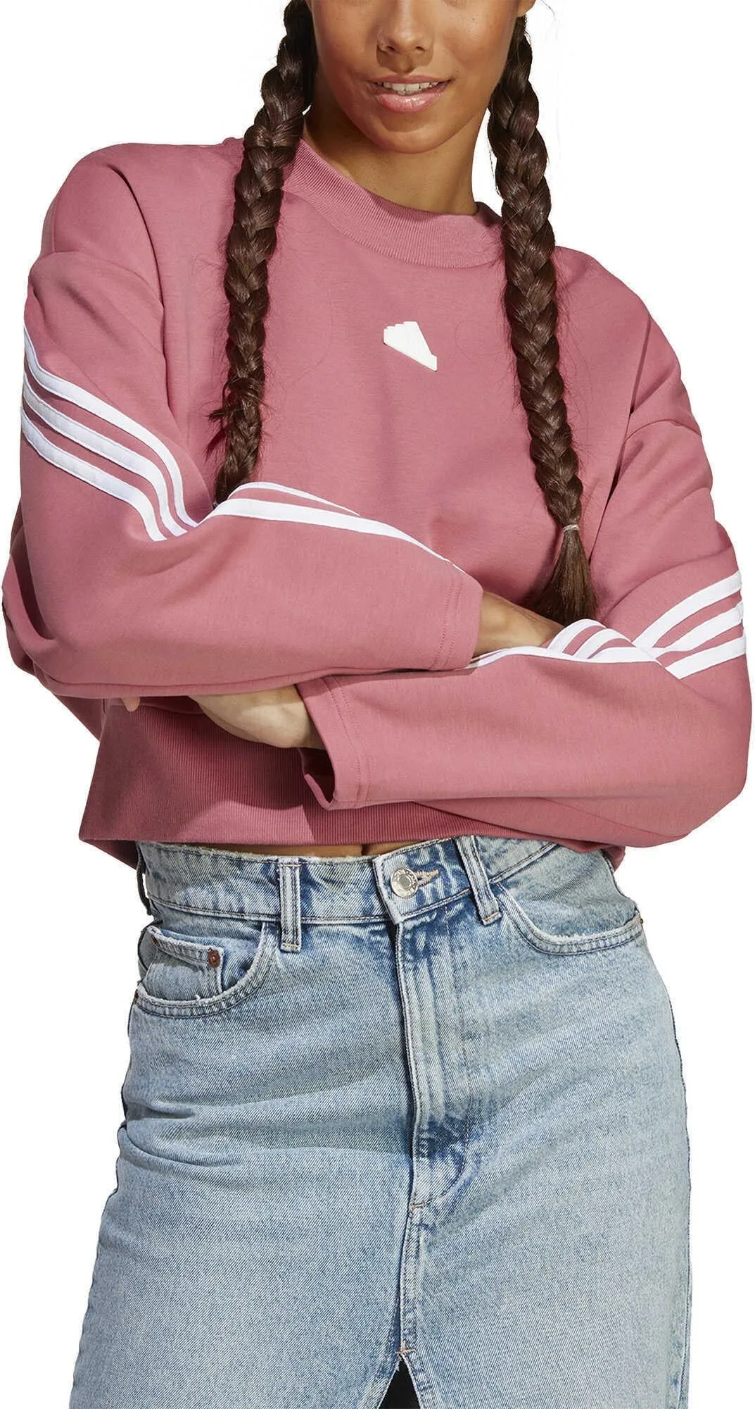 Women's Sportswear Wrapped 3-Stripes Sweatshirt