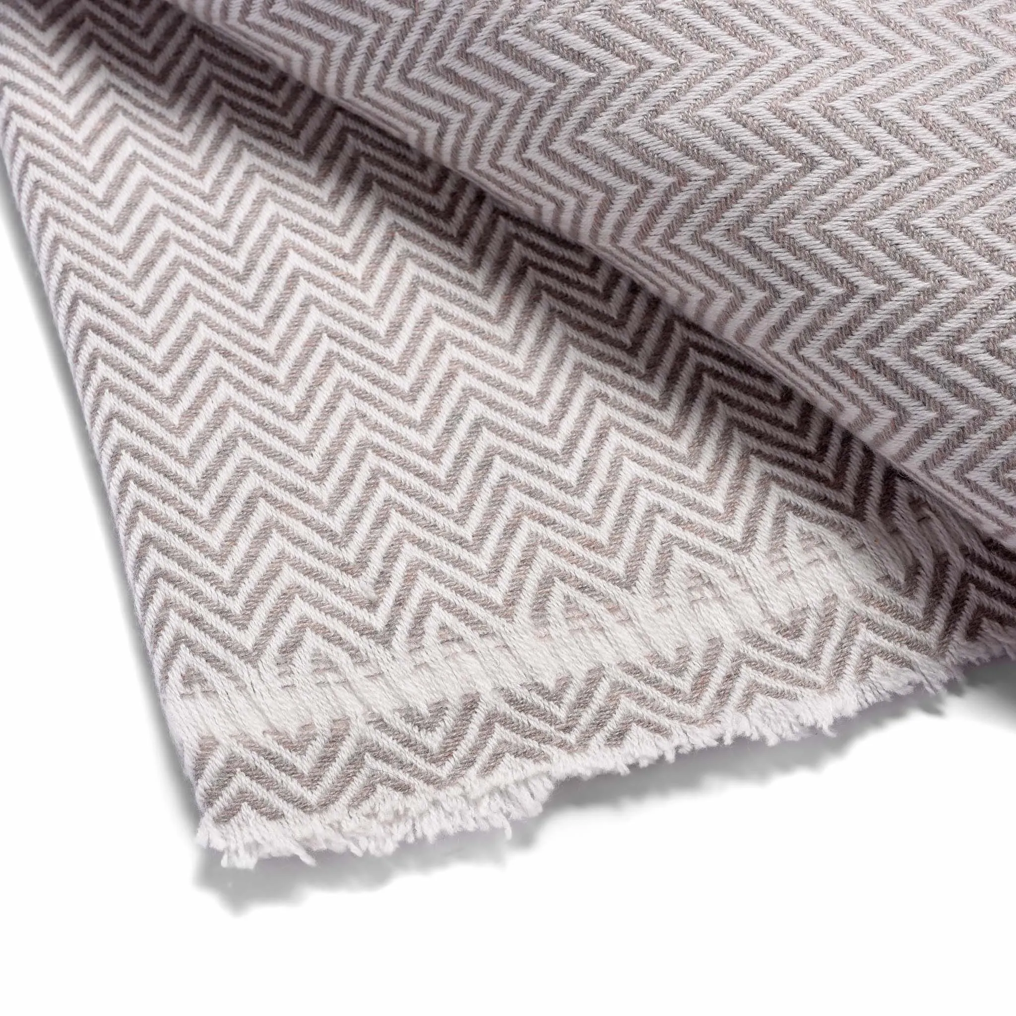 Wool Zig Zag Throw from Kashmir