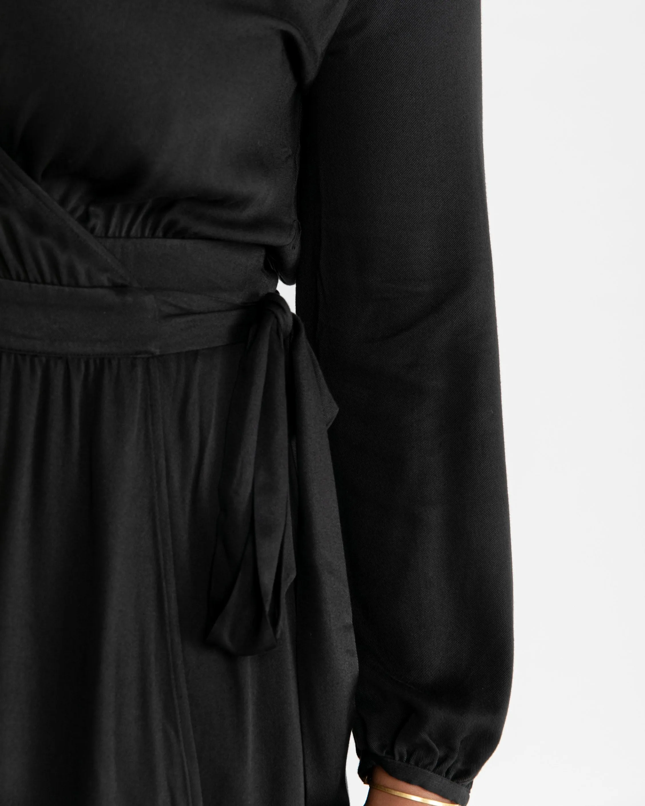 Wrap Dress - Black