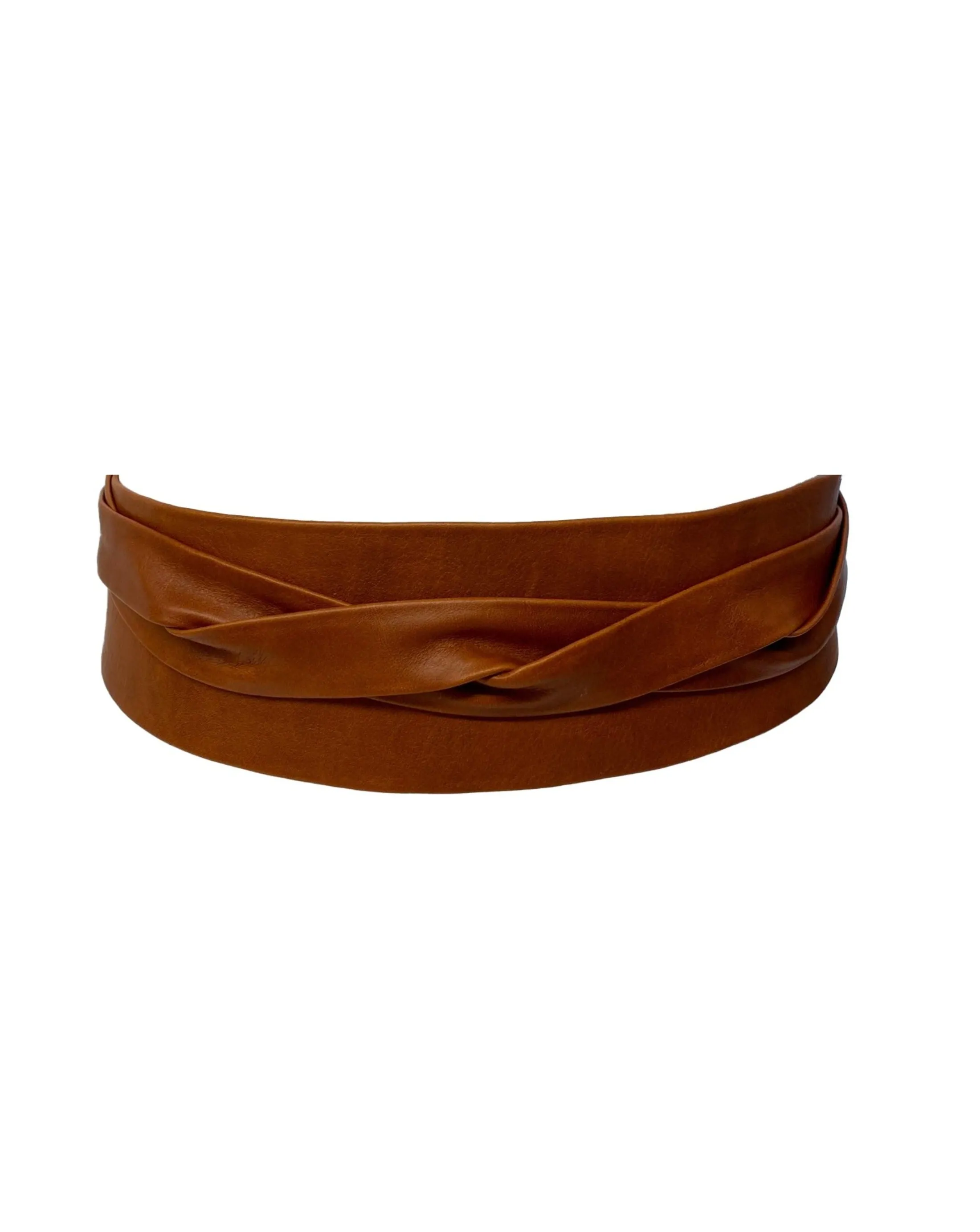 Wrap Leather Belt - Whiskey