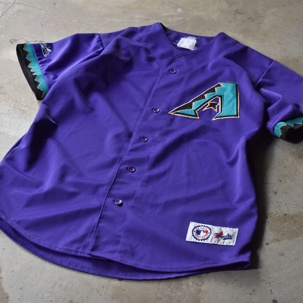 Y2K Majestic “MLB Arizona Diamondbacks” ベースボールシャツ 240715